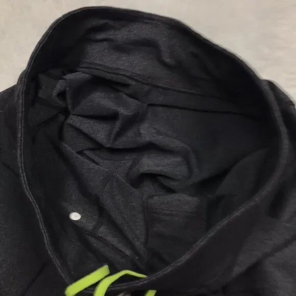 LULULEMON Jogger Men M Black Relaxed Fit Straight Leg Drawstring Trouser Pants - Picture 4 of 14